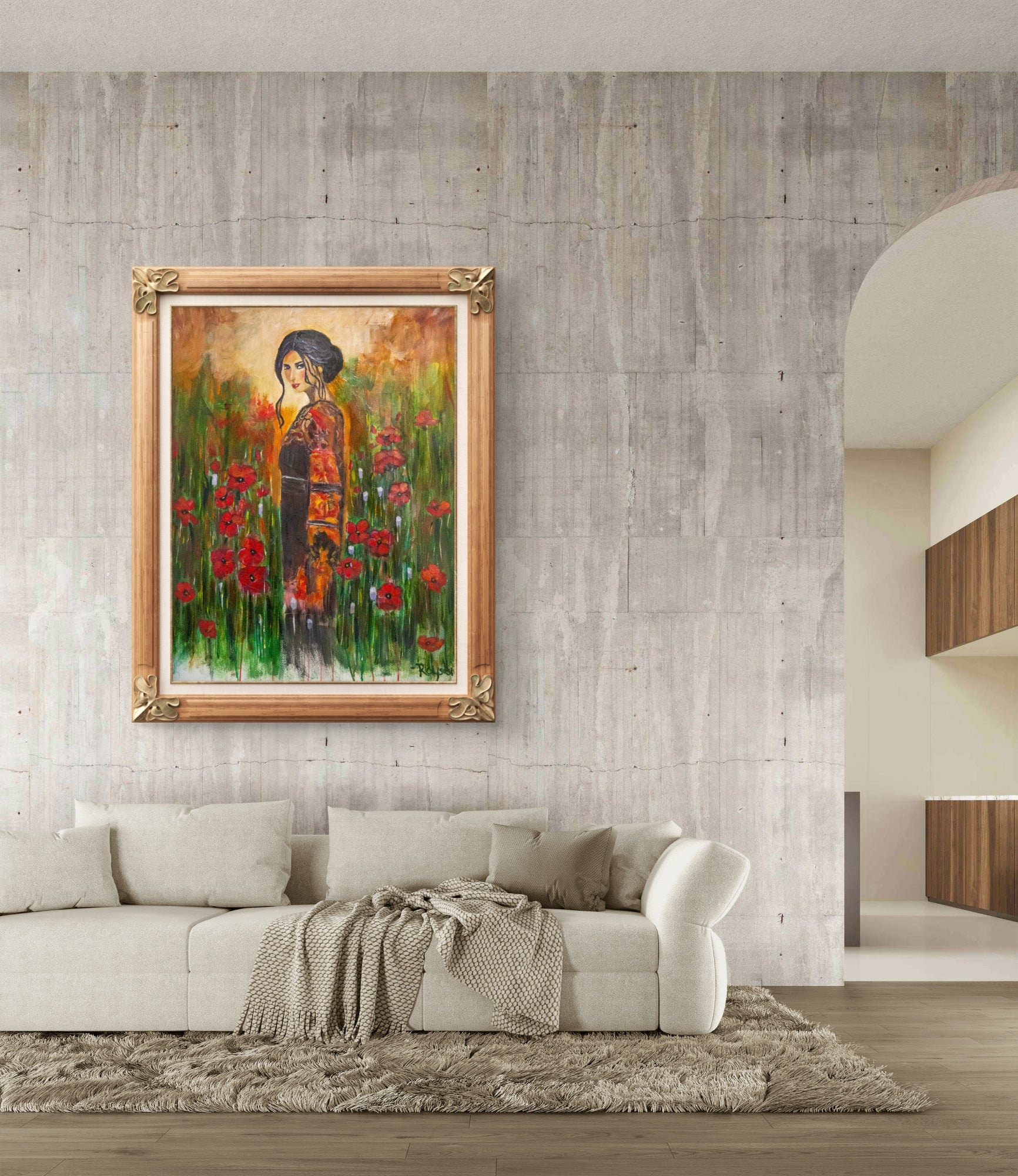 Lady of the Poppy Garden