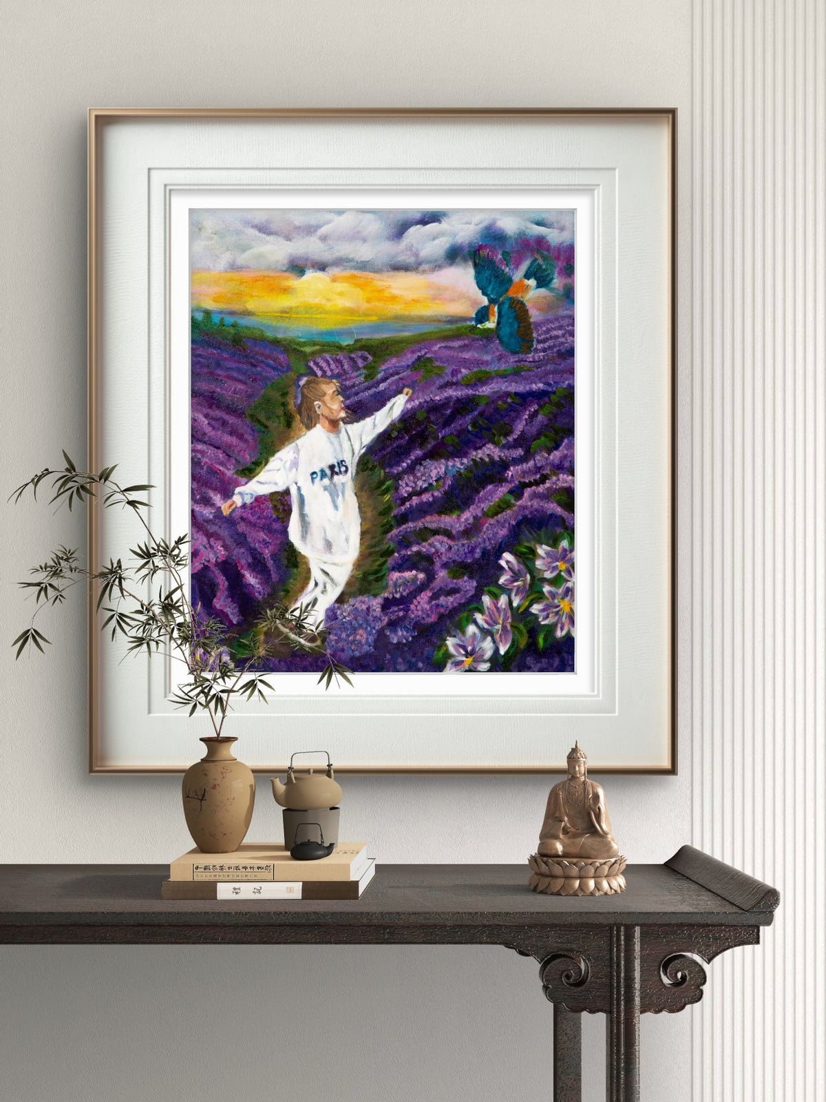 Chasing Wings in Lavender Light