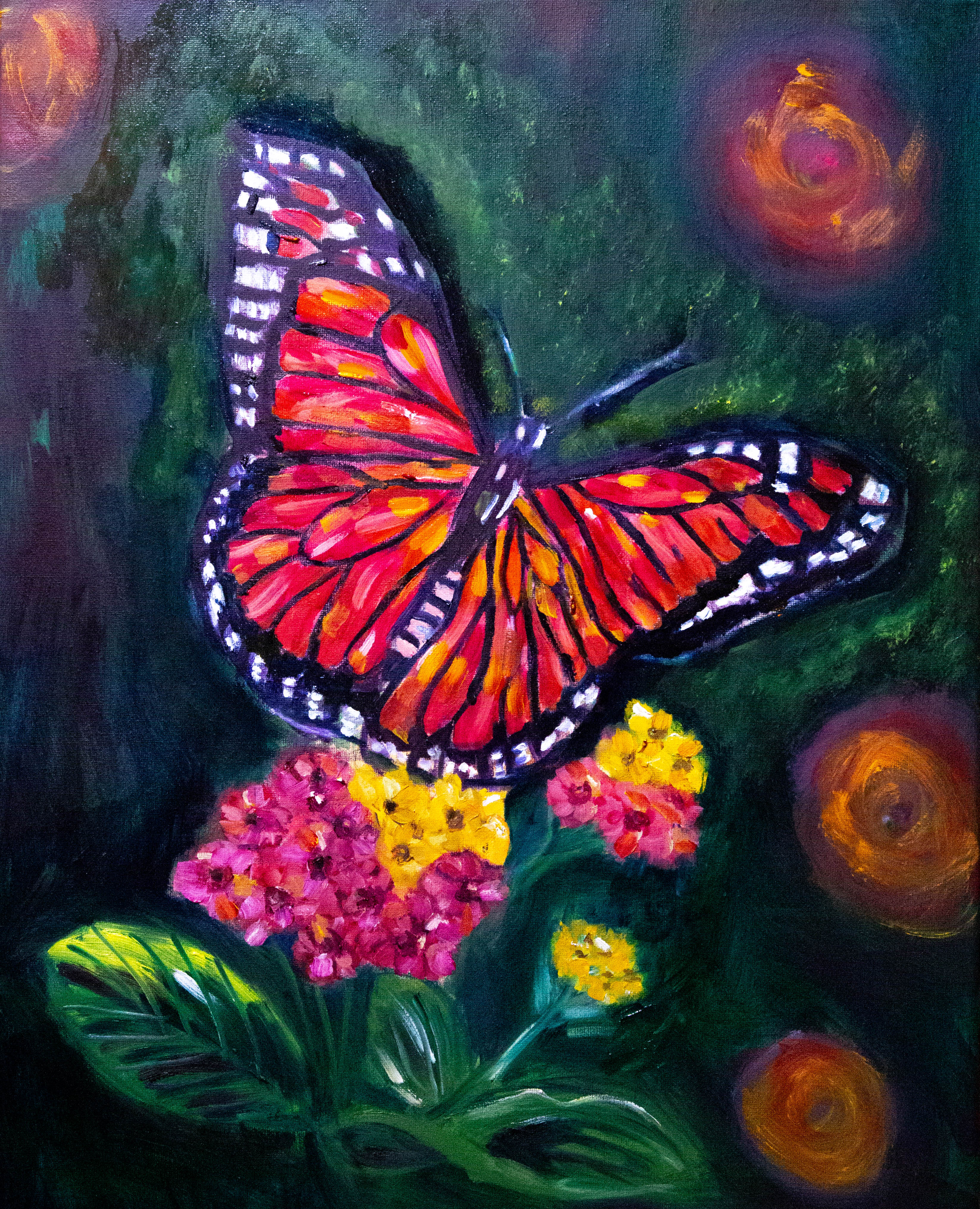 Ember Wings in the Garden
