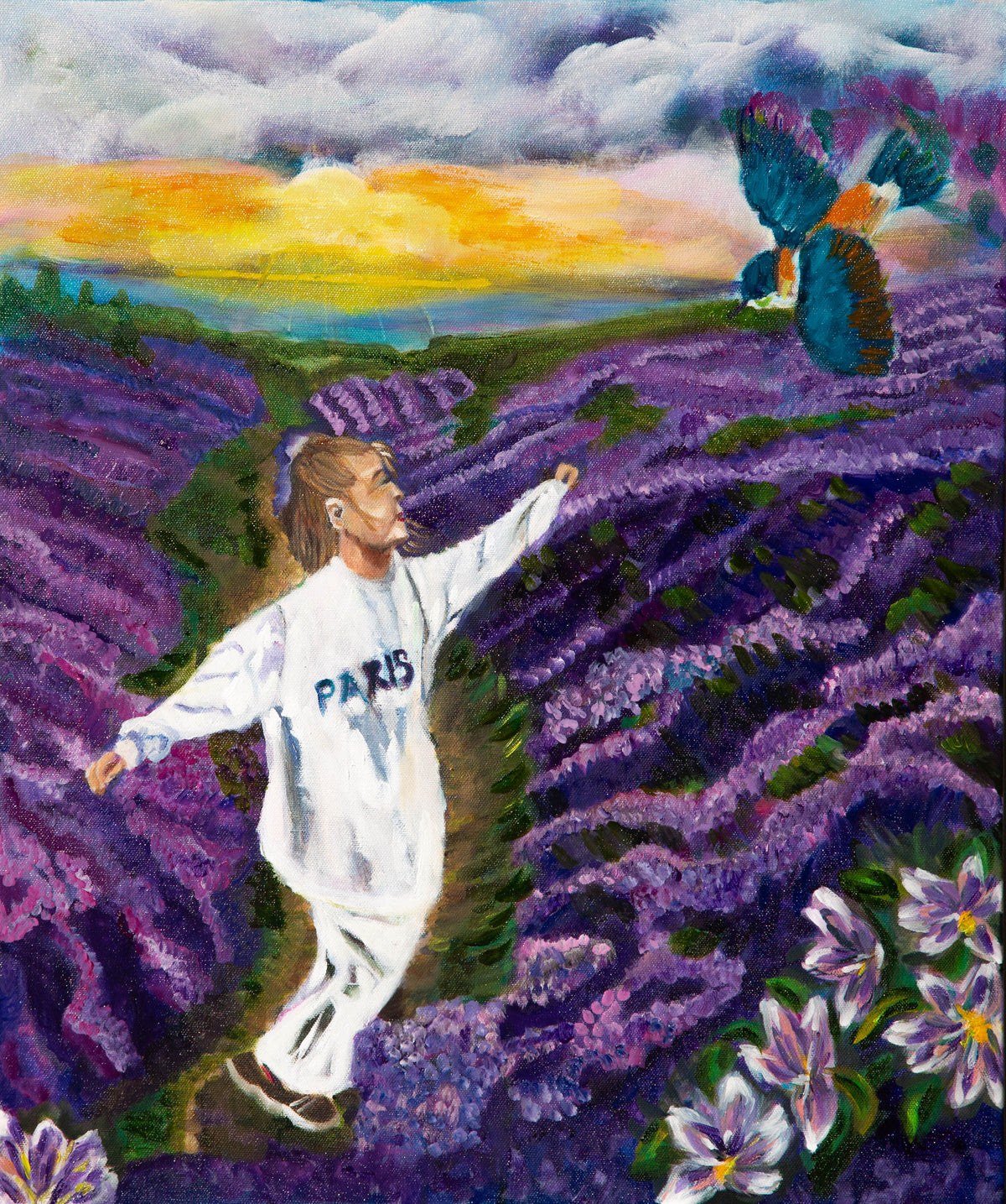 Chasing Wings in Lavender Light
