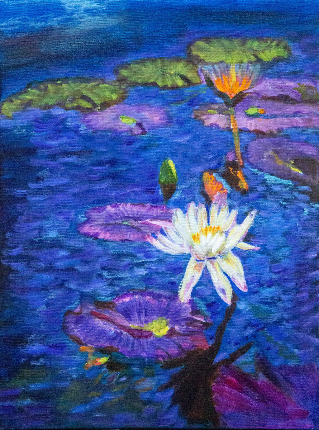 Moonlit Water Garden