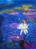 Moonlit Water Garden